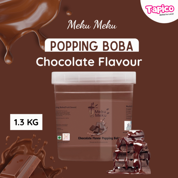 Chocolate Popping Boba